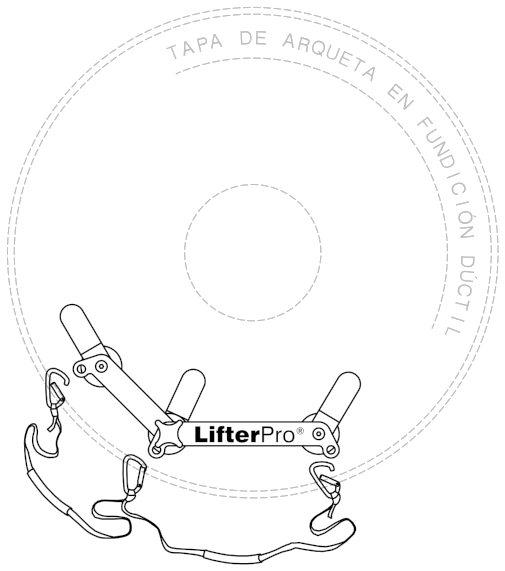 LIFTERPRO DISPOSITIVO PARA LA MANIPULACIÓN DE TAPAS URBANAS MAGNETIZABLES